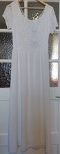 Maxi sommerkleid weiß gebraucht kaufen  Grünhufe,-Lüdershagen