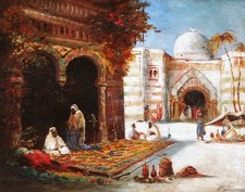 Tableau orientaliste encadré d'occasion  Paris IX