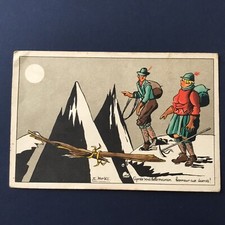 Cpa alpinisme signé d'occasion  Nantes-