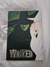 Wicked musical programme for sale  LONDON