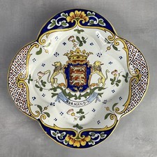 Ancien plat faïence d'occasion  Ervy-le-Châtel