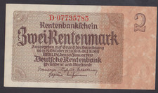 Rentenmark 1937 serie gebraucht kaufen  Wriezen