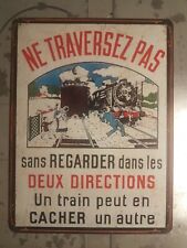 Plaque metal vintage d'occasion  Pomérols