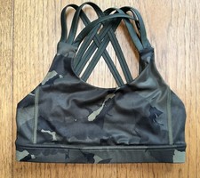 Sutiã Lululemon Feminino Todo Esporte Tamanho 4 Palma Festa Gator Verde Camuflagem Ajustável comprar usado  Enviando para Brazil