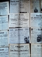 Lot journaux ww2 d'occasion  Reims