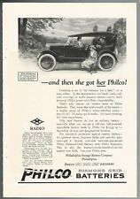 1924 PHILCO BATTERIES anúncio, bateria de automóvel e rádio comprar usado  Enviando para Brazil