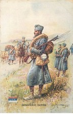 Serbian infantry soldier d'occasion  Expédié en Belgium