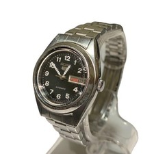 Seiko5 Relógio Automático Feminino, Mostrador Prata, Usado, Confiável, Japão comprar usado  Enviando para Brazil