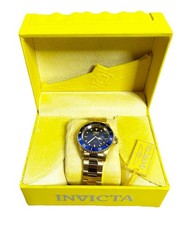 NOVO Relógio Invicta Masculino 40mm Pro Diver AUTOMÁTICO Tom Dourado Mostrador Azul SS 200m comprar usado  Enviando para Brazil