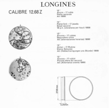Longines 12.68z spare usato  Prato