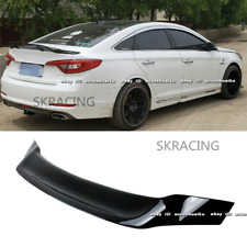 Tampa traseira do porta-malas asa spoiler para Hyundai Sonata 2015-2017 preto brilhante comprar usado  Enviando para Brazil