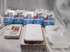 Impressora Fotográfica Móvel Canon Ivy Mini com 5 Novos Pacotes de Zinco Branco/Rosa Dourado Testado comprar usado Impressora Fotográfica Móvel Canon Ivy Mini com 5 Novos Pacotes de Zinco Branco/Rosa Dourado Testado comprar usado  Enviando para Brazil