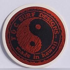 Vintage Pog * T & C / Town & Country Surf Hawaii * Foil Red / Black * Bin102, usado comprar usado  Enviando para Brazil
