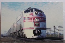 Cartão postal antigo Train Railroad RR E Ha EMD Twin Engine Chicago Burlington Quincy E8, usado comprar usado  Enviando para Brazil