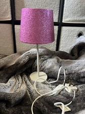 Pink glitter lamp for sale  CHICHESTER