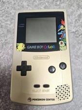 Console Nintendo Game Boy Color Pokemon Center prata dourada edição limitada #14 comprar usado Console Nintendo Game Boy Color Pokemon Center prata dourada edição limitada #14 comprar usado  Enviando para Brazil