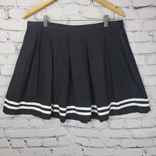 Saia Cheerleader Feminina Hot Topic XL Preta Plissada Ensino Médio Y2K Goth Punk comprar usado  Enviando para Brazil