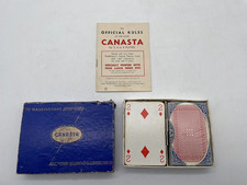 Waddingtons vintage canasta for sale  LANGPORT