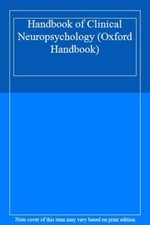 Handbook clinical neuropsychol for sale  UK