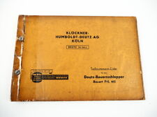 Deutz f1l 612 gebraucht kaufen  Merseburg