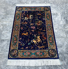 Tapete de seda de alta qualidade pendurado na parede tapete de caça tapete de seda 117 x 80 cm, usado comprar usado  Enviando para Brazil