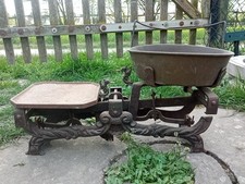 Balkenwaage antik gusseisen gebraucht kaufen  Alzey