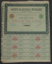 Societe bouchage metallique d'occasion  Expédié en Belgium