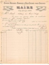 Invoice.am20723.lyon.1897.mayo d'occasion  Expédié en Belgium