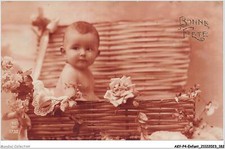 AKYP4-0366-BAMBINO - BUON COMPLEANNO - BEBE NEL CESTO comprar usado AKYP4-0366-BAMBINO - BUON COMPLEANNO - BEBE NEL CESTO comprar usado  Enviando para Brazil