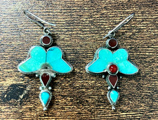 Vintage silver turquoise for sale  SETTLE