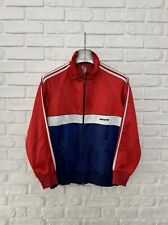 Vintage lata 80. Męska kurtka dresowa Adidas Top Niemcy Zachodnie Czerwona Granatowa Rozmiar S-M na sprzedaż  PL