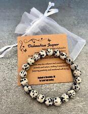 Dalmatian jasper bracelet for sale  COVENTRY