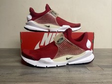 Tênis de corrida Nike Sock Dart vermelho branco atlético 819686-601 masculino tamanho 11, usado comprar usado  Enviando para Brazil