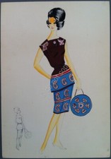 Figurino moda anni usato  Milano