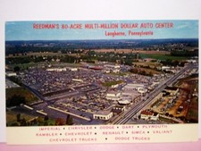 Langhorne PA Reedman's 80 acres concessionária de carros Auto Center c.1960 comprar usado  Enviando para Brazil
