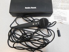 Microfone Radio Shack Pro-3005 dinâmico unidirecional com cabo e estojo testados comprar usado  Enviando para Brazil