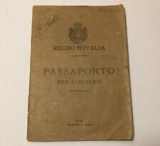 Documento epoca passaporto usato  Bologna