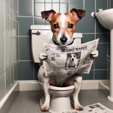 Jack russell toilet for sale  DUNSTABLE