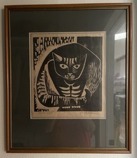 Vintage original woodcut for sale  Prescott
