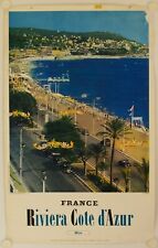 Affiche tourisme riviera d'occasion  La Courtine