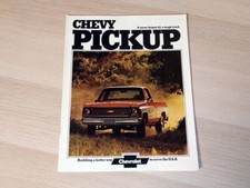 1973 CHEVROLET PICKUP [EN-US] - brochure / broszura / broszura / deplint na sprzedaż  PL