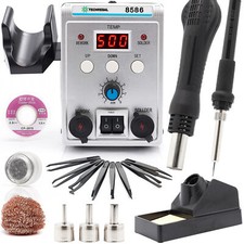 STACJA LUTOWNICZA TECHREBAL 8586 ZESTAW 8 PĘSET REGENERATOR CZYŚCIK PLECIONKA na sprzedaż  PL