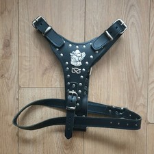Black leather staffordshire for sale  LONDON
