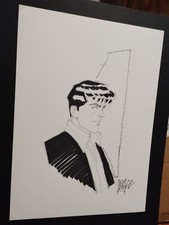 Bignamini illustrazione ritrat usato  Roma