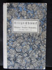 Kriegs chronik münchner gebraucht kaufen  Rödental