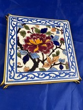 Plat décor pivoine d'occasion  Amiens-