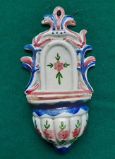Acquasantiera ceramica antica usato  Genova