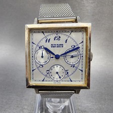 Relógio Citizen Old Days masculino 30mm mostrador branco tom prata data do dia quadrado novo bateria comprar usado  Enviando para Brazil