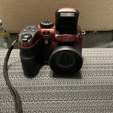 Câmera Digital GE Power Pro Series X500 16.0MP 15x Óptica, Vermelho Borgonha TESTADO comprar usado  Enviando para Brazil