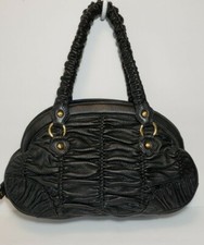 EDIÇÃO LIMITADA ISABELLA FIORE BOLSA DE MÃO PRETA PRINCIPAL SQUEEZE BROOKE ROUCHED US$ 575 comprar usado  Enviando para Brazil